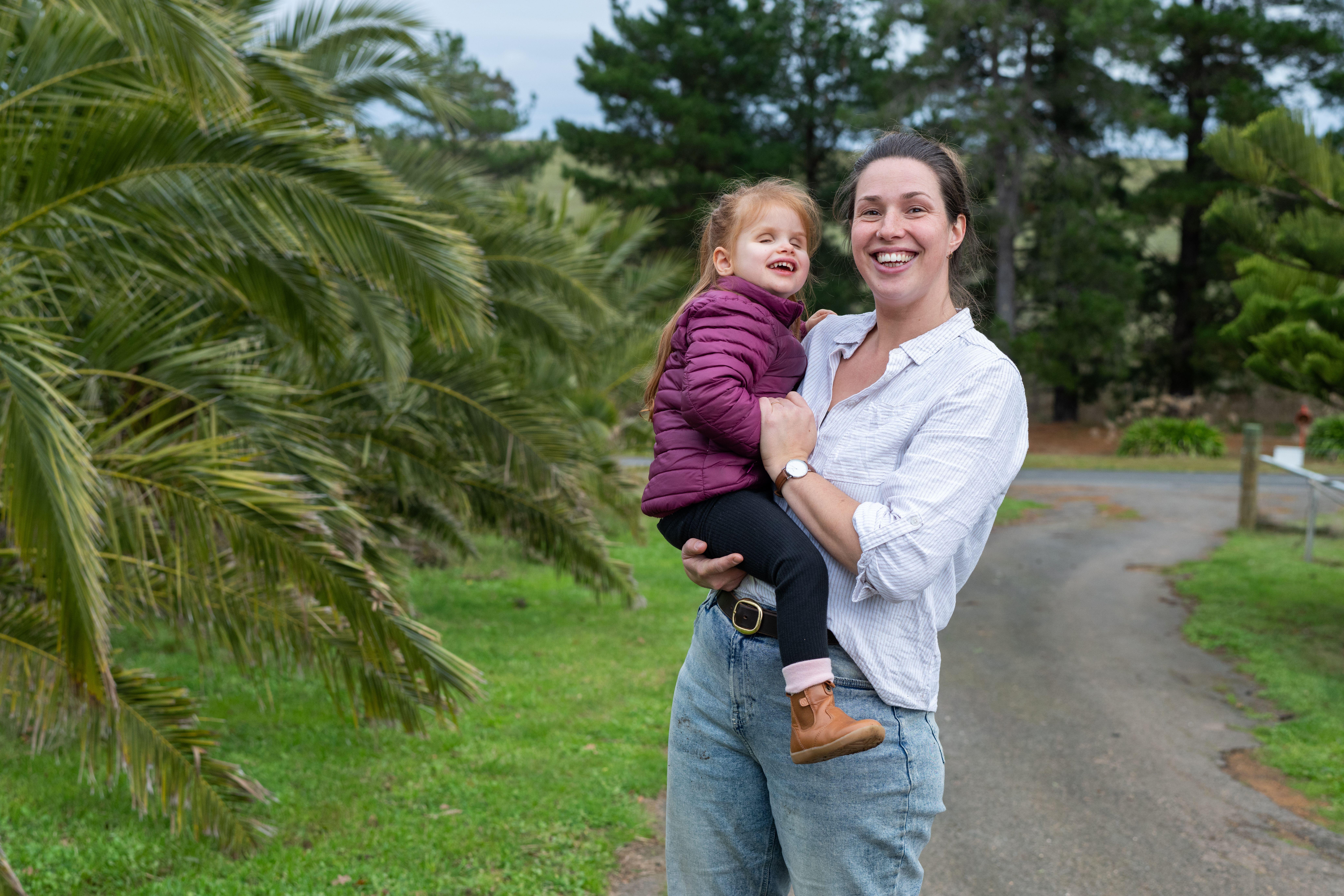 Elsie with her Mum, Ally