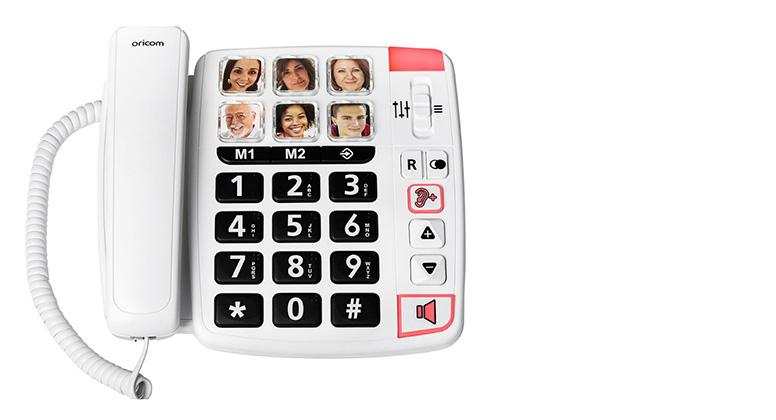 Big button phone with picture dialling